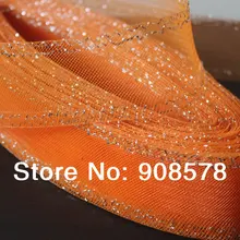 4,5 см плоская простая Конская тесьма с серебряной отделкой Millinery нейлоновая сетчатая ткань 100 Ярд/партия#30 цветов