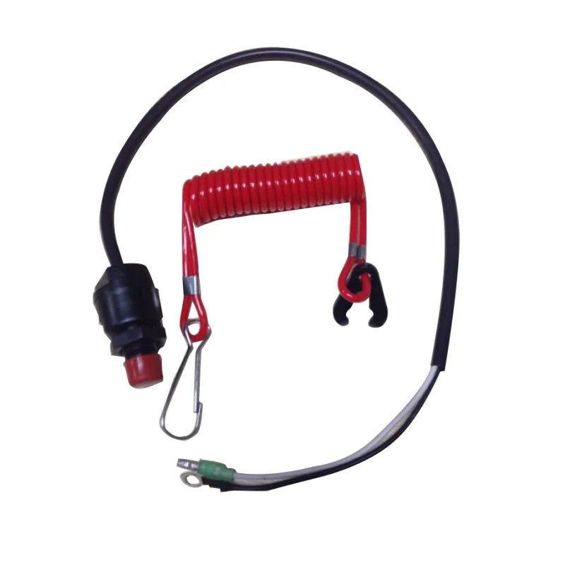 

Universal Outboard Engine Motor Scooter ATV Kill Stop Switch + Safety Tether