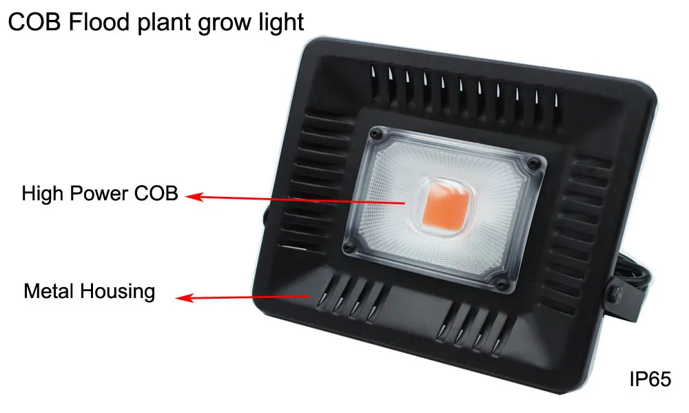 Водонепроницаемый IP65 50 W 100 W 150 W Светодиодный прожектор 110 V 220 V Полный sepctrum растущие лампы для выращивания растений