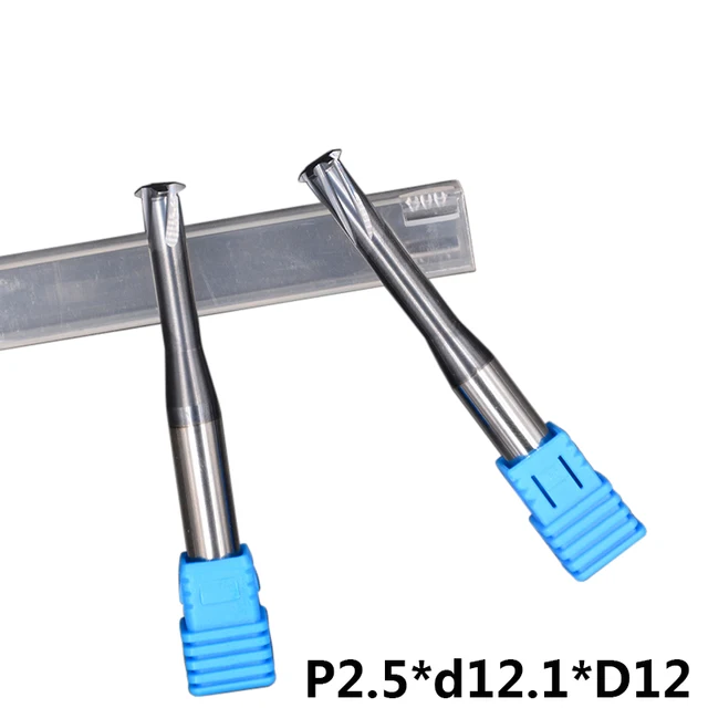 1PC P2.5*d12.1*D12 tooth thread milling cutter carbide alloy Single cnc