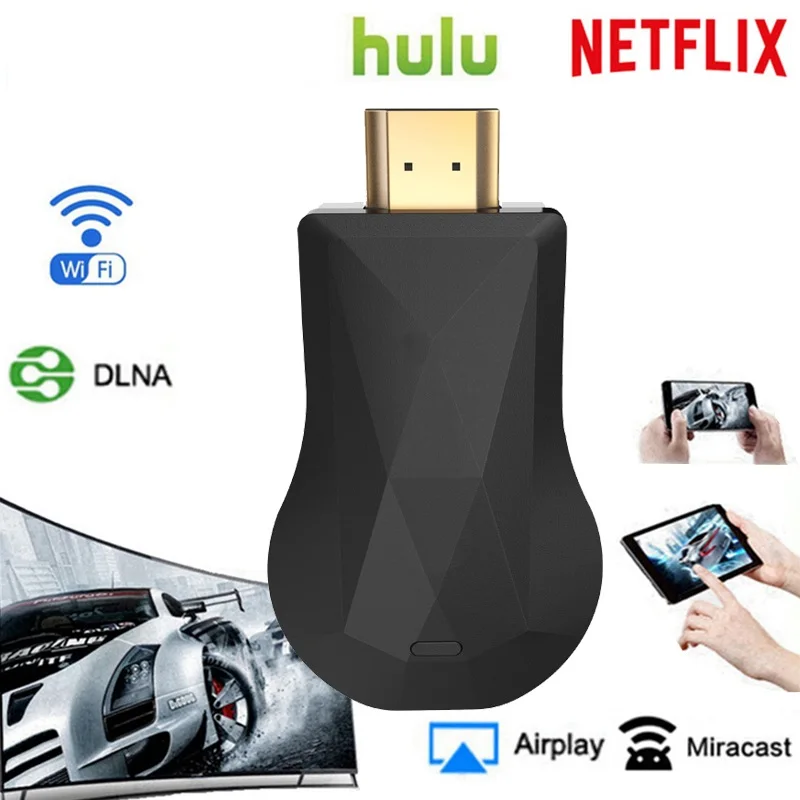 HDMI WiFi дисплей ключ YouTube Netflix AirPlay Miracast tv Stick для Chromecast 2 3 хром Crome Cast Cromecast 2