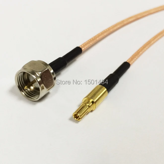 

New F Male Plug Connector Switch CRC9 Convertor RG316 Wholesale Fast Ship 15CM 6"Adapter