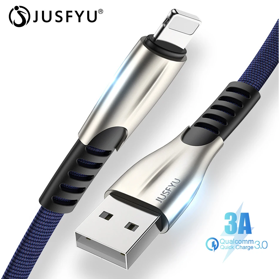 

USB Cable for iPhone XR Max Xs X 8 9 7 6 6s Plus 5 5s iPad for lighting cable 2.4A Fast Charging Phone Adapter for iphone cable