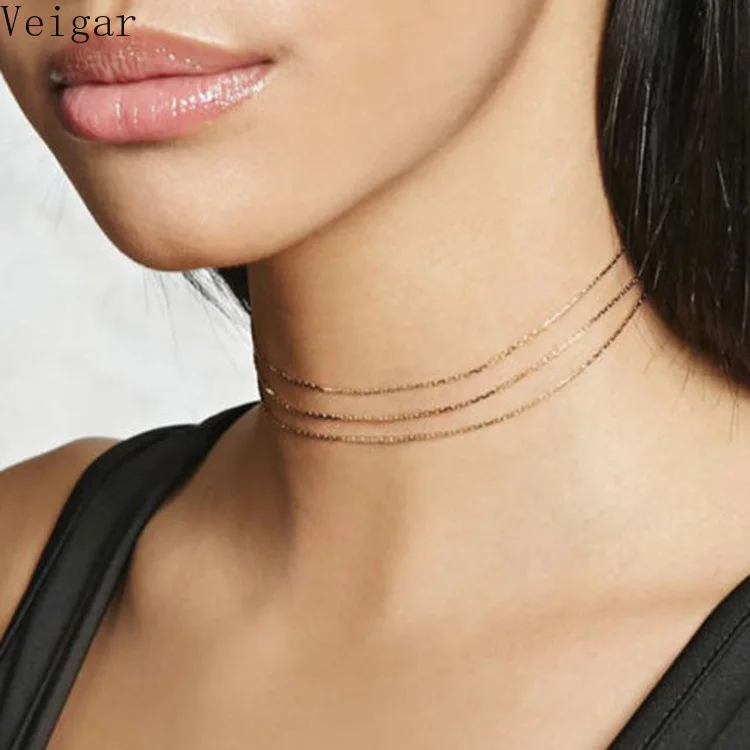delicate choker style necklace