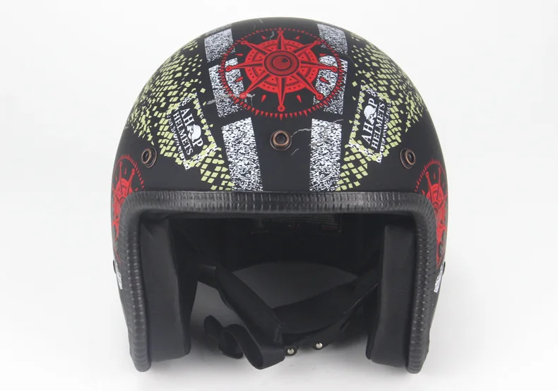 3/4 шлемы moto rcycle с открытым лицом винтажные moto rcycle moto rbike Chopper стиль moto шлем с goggle mask