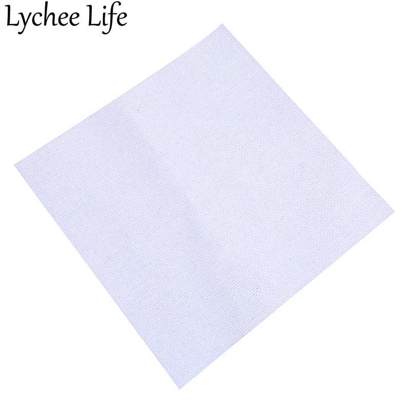 

Lychee Life 11CT Cross Stitch Fabric Canvas Cotton Sewing Fitting Cloth DIY Clothing Factory Home New Arrival Wholesale