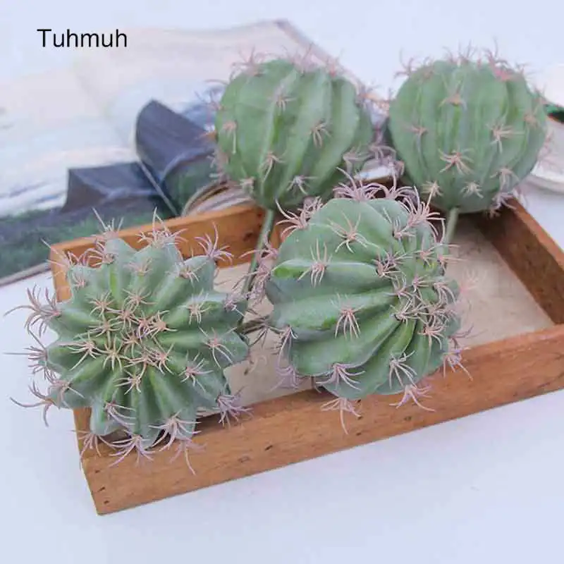 

Artificial Succulents Cactus Diameter 10cm Simulation Plants Fake Flowers DIY Home Decoration Plants Landscape Green Plant