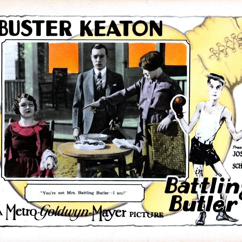 Battling Butler Lobbycard Buster Keaton (Center) Sally O'Neil (Right) 1926. Movie Poster Masterprint (28 x 22)