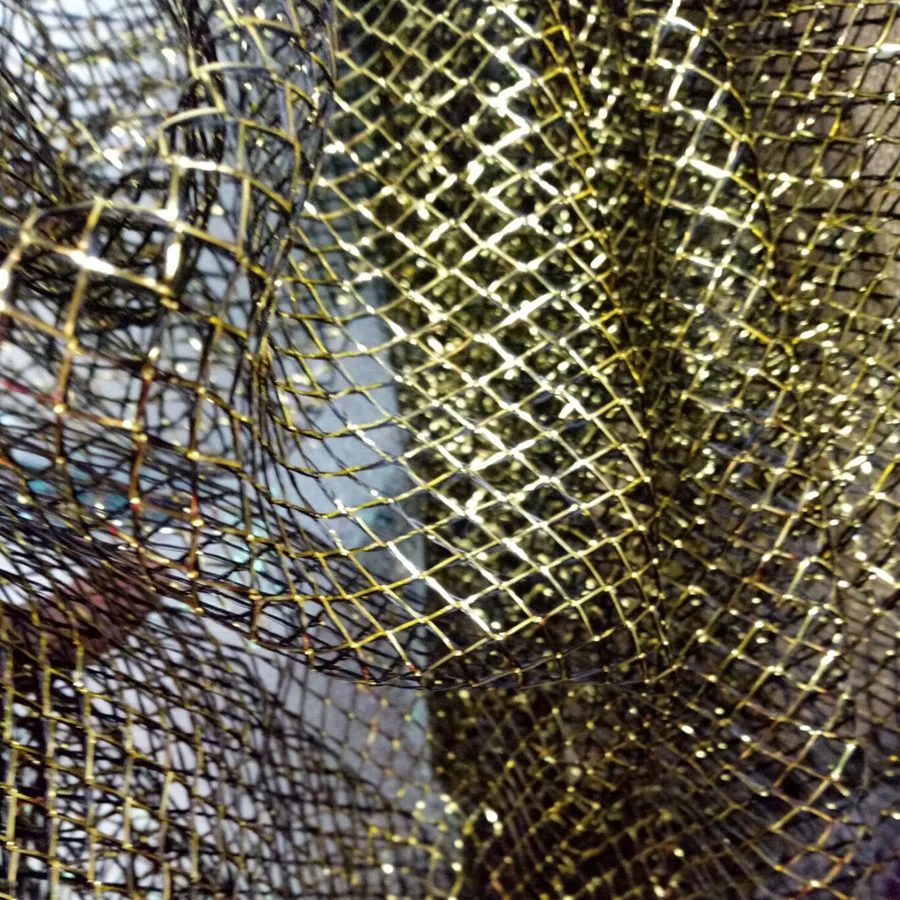 Бронзовые блестящие сетчатые украшения ткань мягкая подкладка чулки DIY ремесло материал