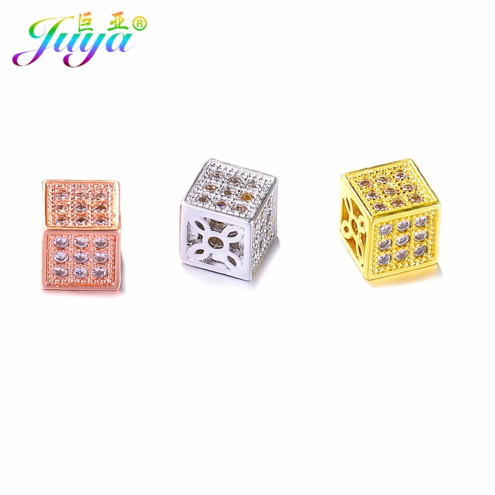 DIY металлические бусины поставки микро проложить Циркон AAA кубический цирконий