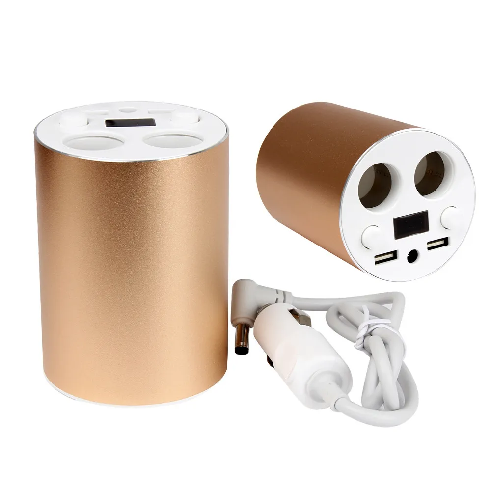 

Dual Port USB Car Charger Adapter Cigarette Lighters Plug Car Off-Road Phone Charger 3.1A quick charger Cigar Lighter wholesale