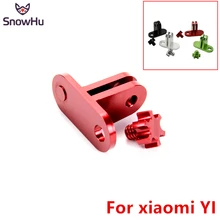 Snowhu pour xiaomi yi cnc en aluminium support et vis pour xiaomi yi sport action caméra accessoires gp223l