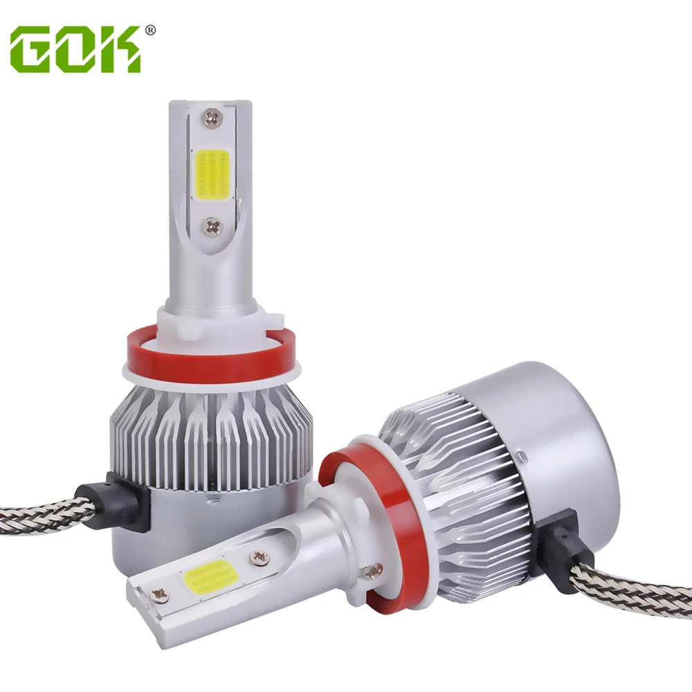 

2pcs/set Super Bright 72W 7600LM COB H11 H7 LED Headlight Blub H1 H3 H7 H8 H9 9005 9006 Car Headlight Bulbs Lamps High Power LED