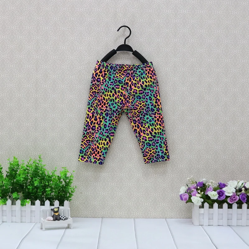 

Baby Girls Long Pants Or Children Knee Length Leggings Leopard Newborn Trousers Kids Clothing 2019 New Fashion Clothes