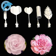 LINSBAYWU 5 шт./компл. цветок 3D желе арт иглы инструменты Желе торт желатин пудинг сопла