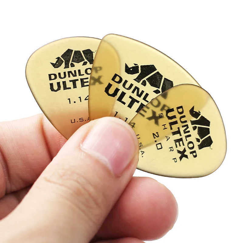 1 шт. Dunlop медиатор для гитары Ultex standard/Sharp/triangle/Plectrum 0,6 мм-1,14 мм медиатор для гитары аксессуары для гитарных частей