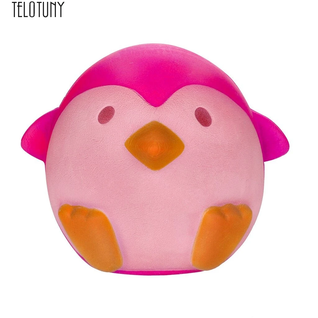 

TELOTUNY Squeeze Dolls Temperature Color Change Squishies Penguin Slow Rising Scented Reliever Stress Squishy Toy Hot New Jan23