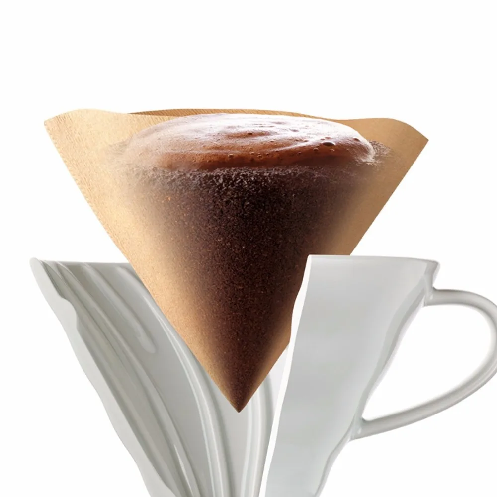 FeiC vcf 01 Coffee Natural Paper Filters No Bleach for 2 Cups for Barista VCF-01 Suitable vd-01 coffee maker accessory