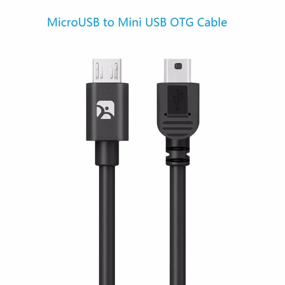 Meenova MicroUSB to Mini USB OTG Cable for Android