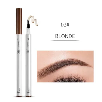 

Pudaier eye makeup eyebrow pencil 3 colors liquid eyebrow gel pomade waterproof 4 tips microblading eyebrow tatoo pen PD037