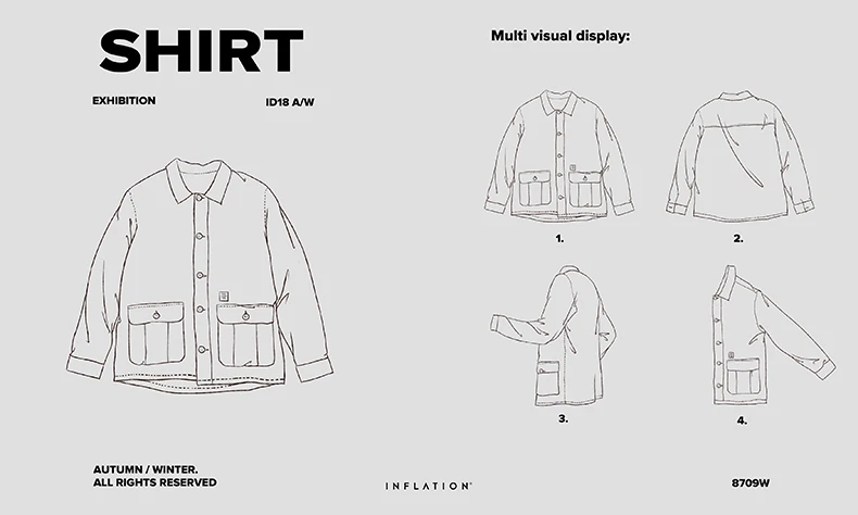 Мужская рубашка с длинным рукавом в стиле хип-хоп Swag, уличная одежда, повседневная рубашка, Мужская Осенняя модная дизайнерская брендовая футболка 8709W