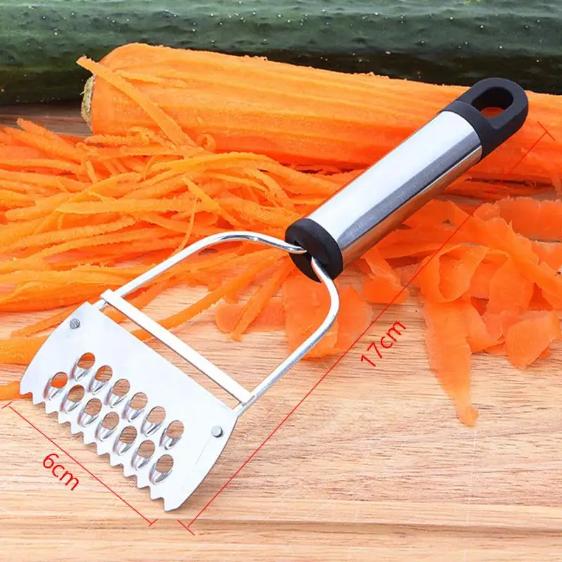 

Household Fruit Potato Peeler Durable Stainless Steel Manual Vegetable Grater Multi-functional Kitchen Tool Julienne Cutter
