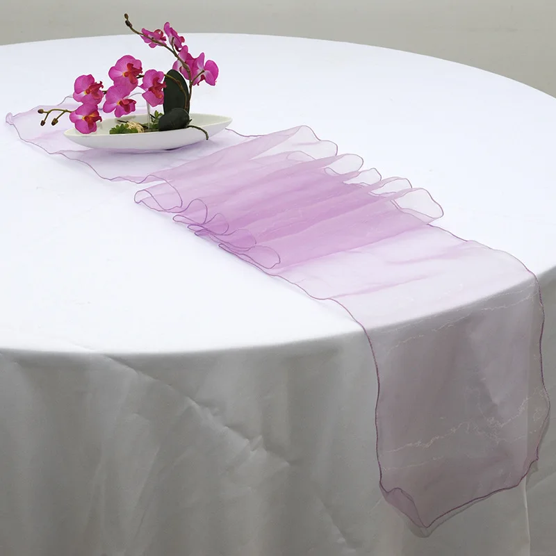 1pcs 30x275cm high-end luxury tulle glass yarn table flag holiday wedding party decoration Table Runner 1pcs 30x275cm high-end luxury tulle glass yarn table flag holiday wedding party decoration Table Runner