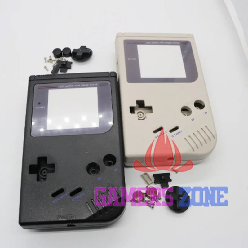 Черный Серый OEM полный корпус Оболочка Чехол для nintendo Gameboy классический для GB DMG GBO