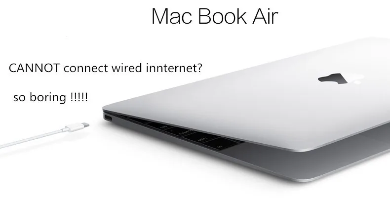 USB C USB 3,1 type C RJ45 Ethernet сетевой адаптер для Macbook Air Pro другой тип C компьютер для использования проводной Интернет-кабель Белый