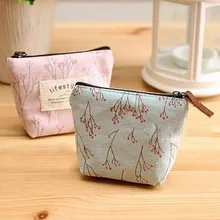 Floral Style Coin Purse Women Small font b Wallet b font Canvas Bags Cute Money font