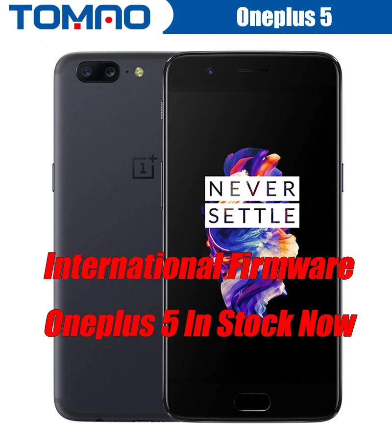 Оригинальный Oneplus 5 ƊG LTE мобильный телефон 2K экран 6/64 ГБ Qualcomm Snapdragon 835
