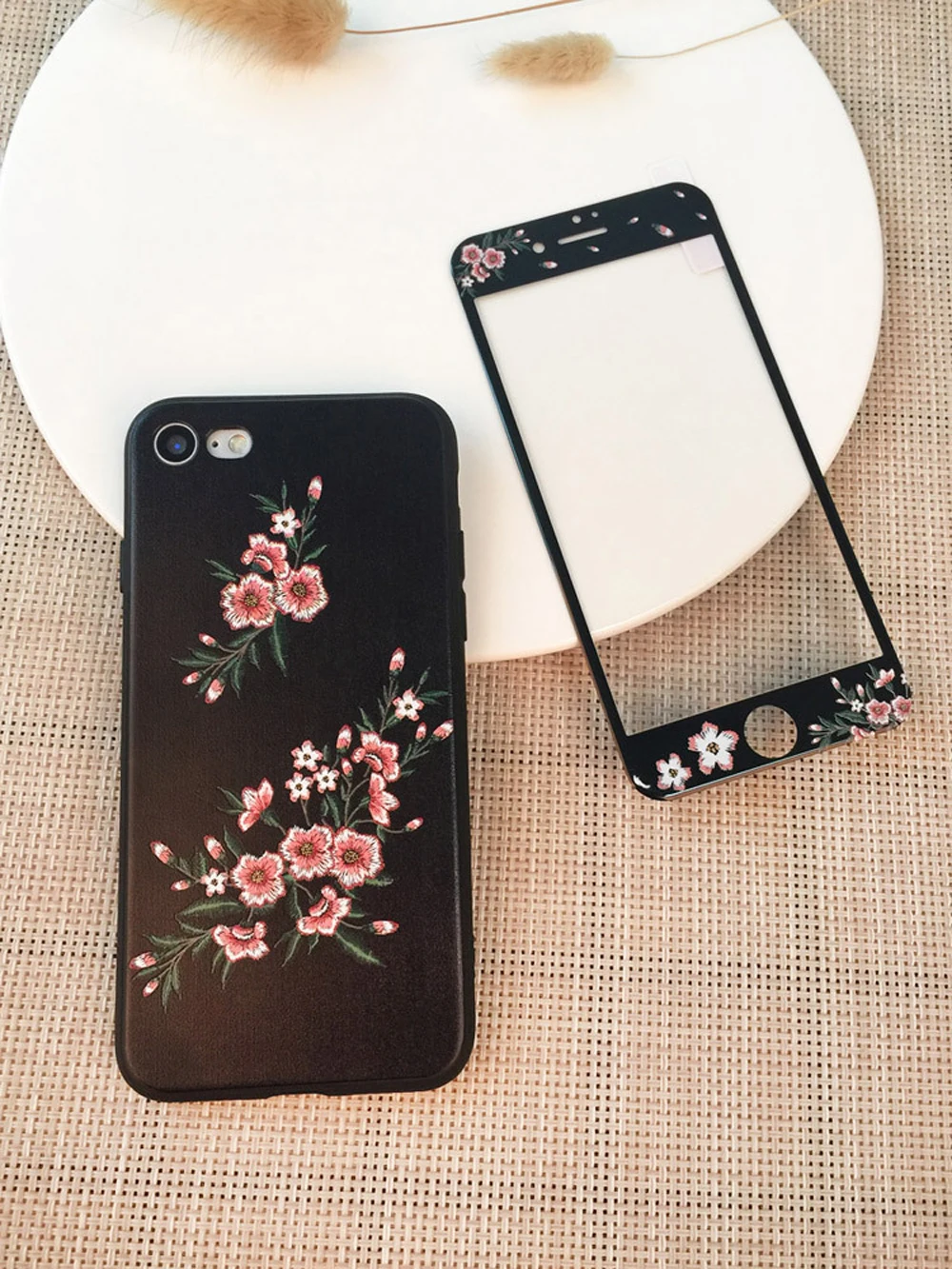 Flower-Tempered-Glass-Screen-Protector-For-iPhone-7-Plus-3D-Curved-Edge-Cartoon-Floral-Phone-Cases-For-iPhone-6-6s-Plus-8-SG72- (3)