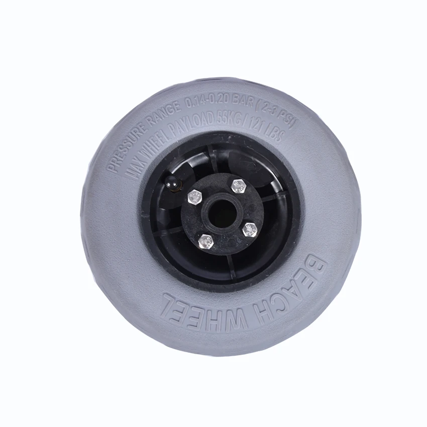 2pc 9"Inch Pneumatic Tire PVC Ballon Kayak Trolley/Trolley Wheels Beach For The Beach Trolley Y05012 PVC Inflatable Wheel