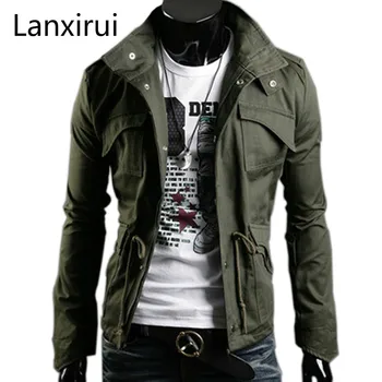 

Fast Shipping fashion Men's Jackets, autumn overcoat,outwear, Spring jacket, Men's Coat ,5color,6size,dropshipping G04