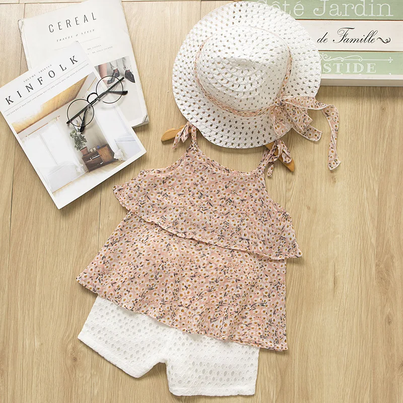 

Children Clothing 2019 Summer Toddler Girls Clothes Outfits Kids Clothes Tracksuit Suit For Girls Clothing Sets 2 3 4 5 6 Year