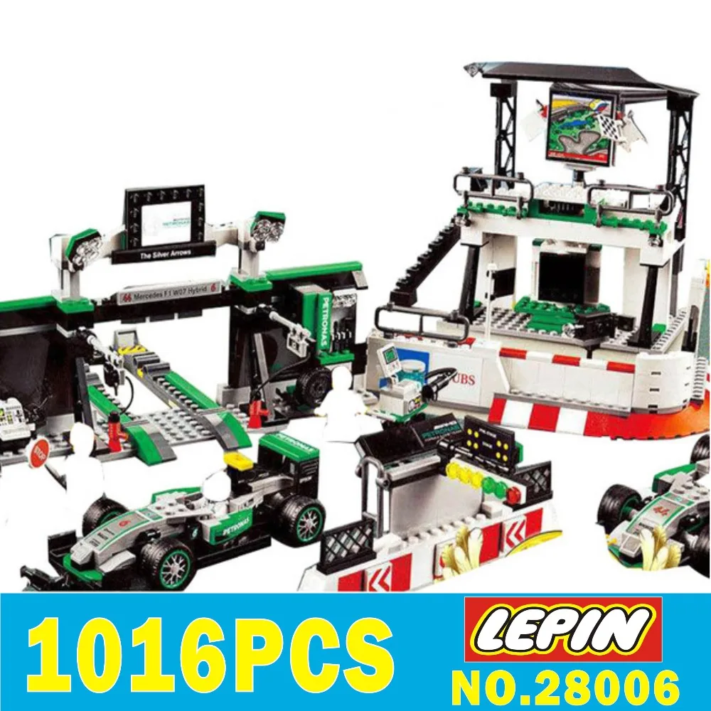 

LEPIN 28006 1016Pcs SF16-H Racing Car Set Building Blocks Funny Super Racer Series Children Educational Bricks Toys Model Gift
