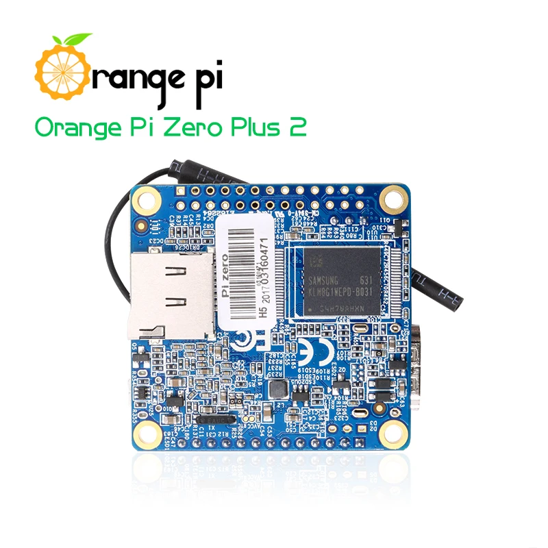Оранжевый Pi Zero Plus2 H5 Quad-core Wifi Bluetooth Mini PC Beyond Raspberry Pi 2, есть