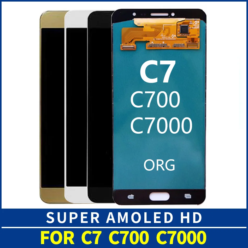 

5.7" AMOLED LCD for SAMSUNG Galaxy C7 LCD Display C7000 Touch Screen Digitizer Replacement For Samsung C7 LCD