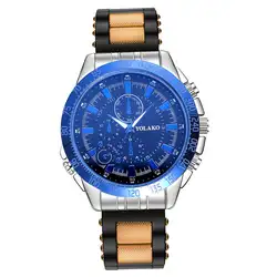 Модные мужские часы бренд класса люкс кварц золото часы мужские повседневные кожаные Военная водонепроницаемые спортивные наручные часы