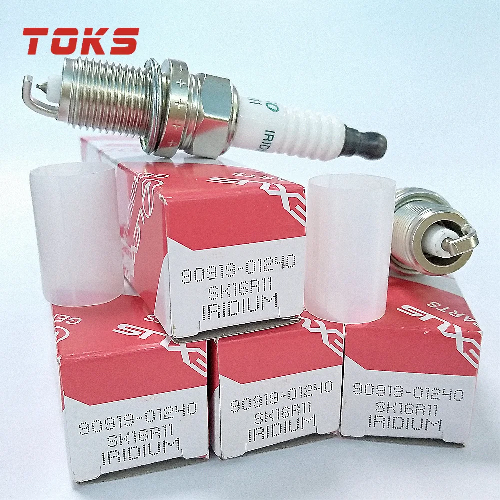 

TOKS SK16R11 Spark Plugs 90919-01240 IRIDIUM Plug for LEXUS TOYOTA Corolla Matrix Prius YARIS PRIUS Auto Car Candle 90919 01240