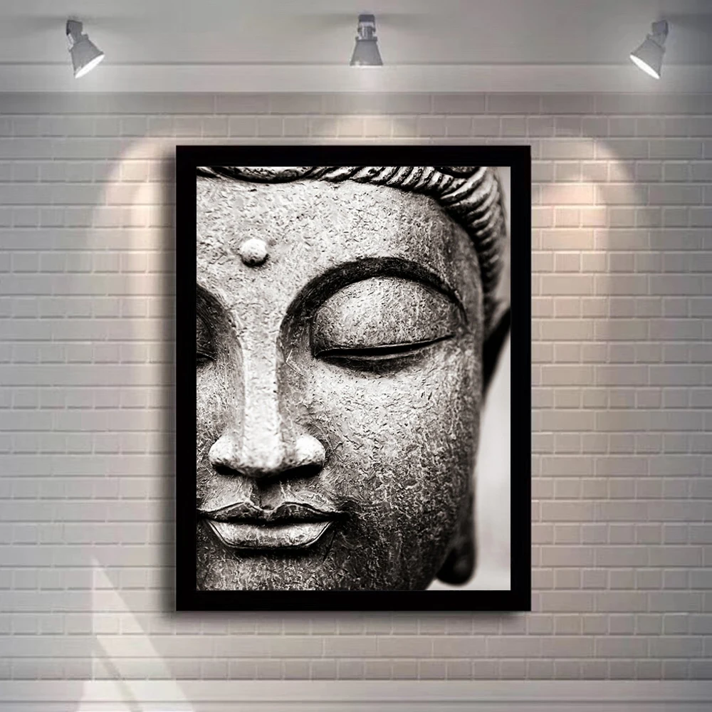 

Buddha Statue Wall Art Canvas Paintings Abstract Buddha Posters And Prints Buddhism Decorative Wall Pictures For Home Wall Decor