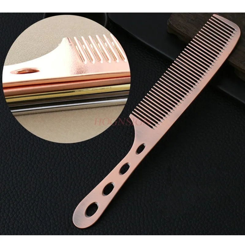 Hair Stylist Professional Haircut Comb Aluminum Thin Section Male Combs Flat Head Hairbrush Hairdressing Supplies For Female autumn winter sunscreen gloves male thin style breathable non slip driving full fingers man s summer mittens sz010w1