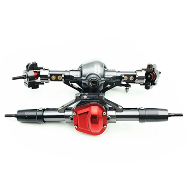 

For Crawler AXIAL SCX10 D90 1:10 RC Car Complete Alloy Front And Rear Axle CNC Machined RC 4WD Upgrade Accessory