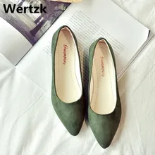 Новые женские замшевые туфли на плоской подошве; модные высококачественные базовые разноцветные балетки с острым носком; балетки на плоской подошве без застежки; T039