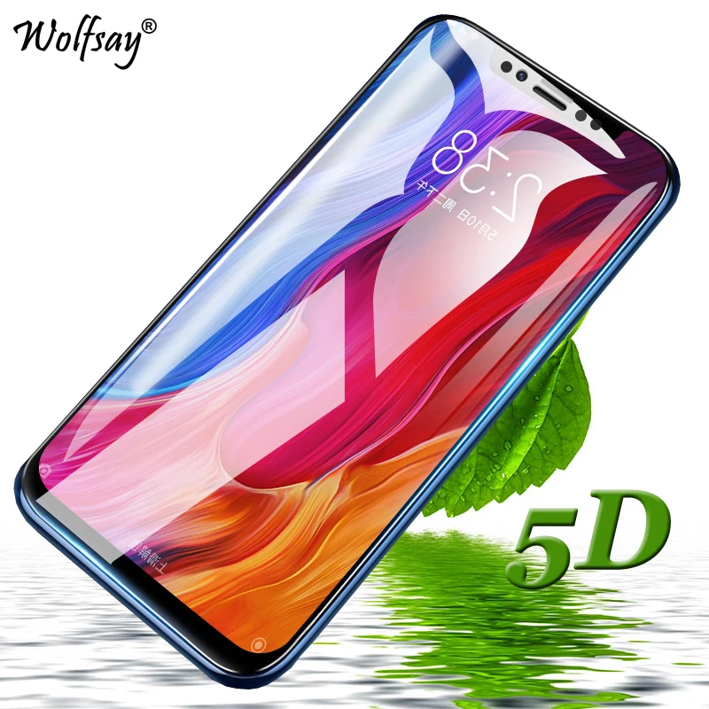 1 шт. полное клеевое стекло для Xiaomi Mi 8 Lite защита экрана закаленное пленка телефона