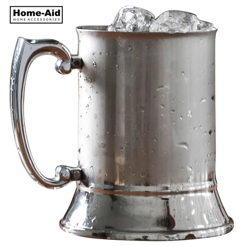 

Cocktail Goblet Imported 304 Stainless Steel Cocktail Cup Goblet Fire Pulled Glass Beer Mug Goblet Copper Cup Glass Moscow