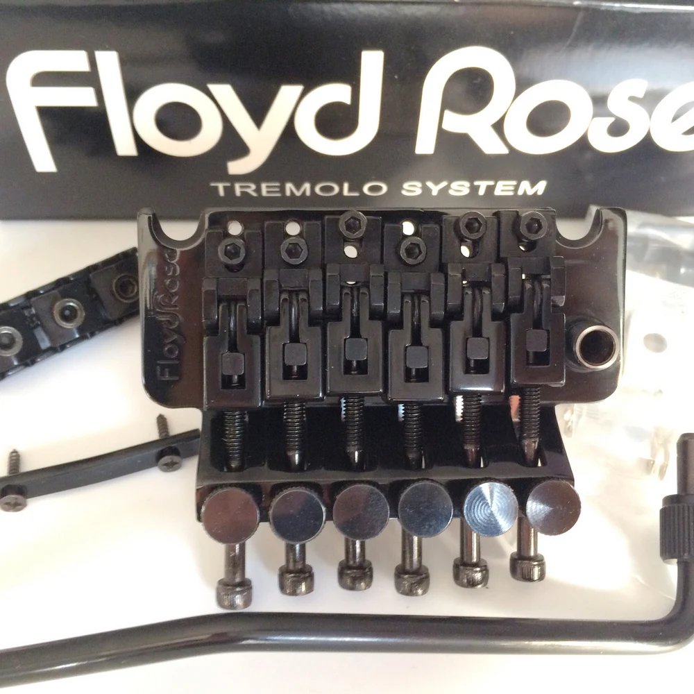 Floyd Rose 3000 серии электрогитары Двойной замок тремоло системы мост черный (без упаковки)