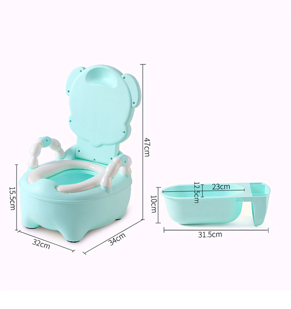 Портативный мультфильм детский горшок туалет для младенцев детский горшок учебный горшок для детей стул сиденье для унитаза миску Детский