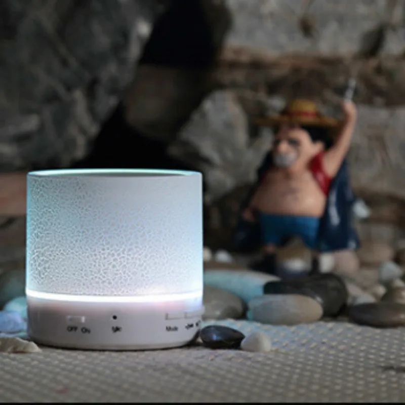 Mini Bluetooth Portable Speaker Hands Free LED Wireless TF USB FM Sound Music for IPhone Xiaomi Samsung Mobile Phone | Электроника