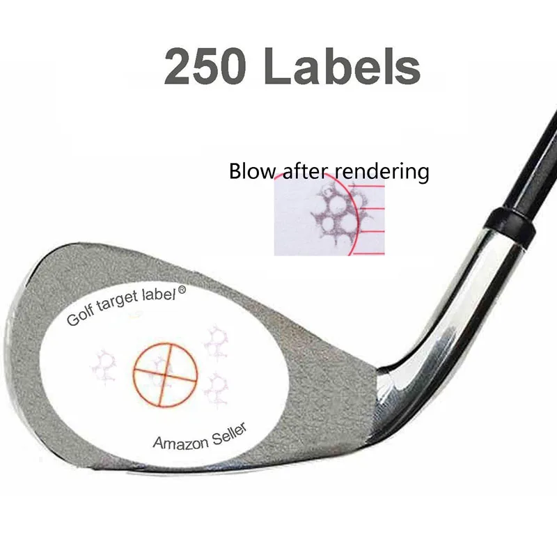 

Golf Impact Labels Target Sticker Tape,Pack of 250PCS
